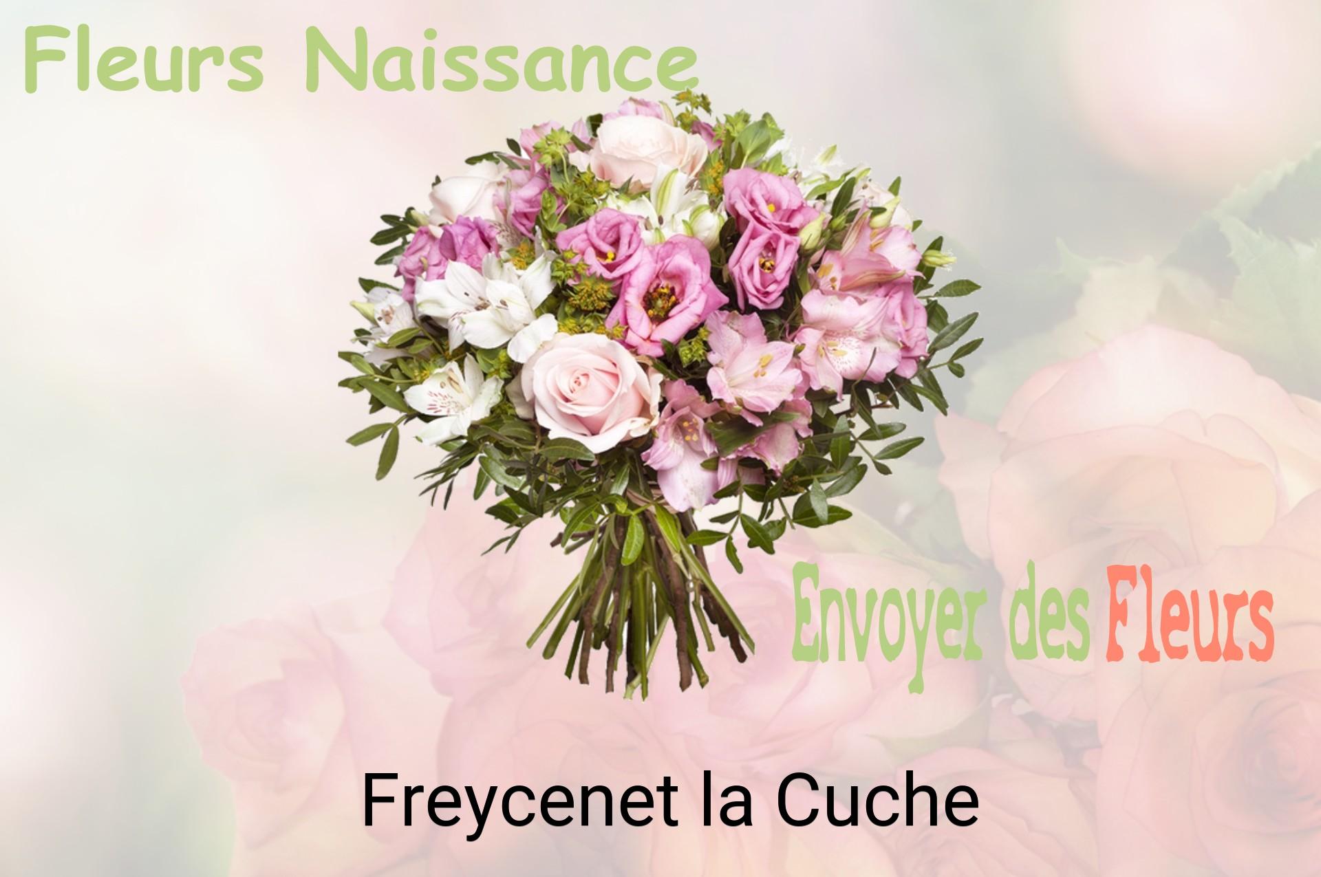 Bouquet de fleurs de naissance livré à Freycenet-la-Cuche